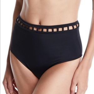 OYE “Ela” high waist cut out bikini bottom.